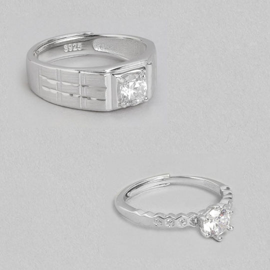 His and Her Couple Rings ππ Adjustable