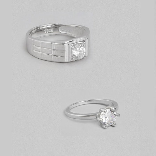 Lovers Special His and Her Couple Rings ππ Adjustable