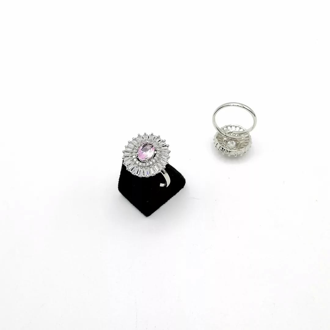 American Diamond Ring Real Stone Fine Quality