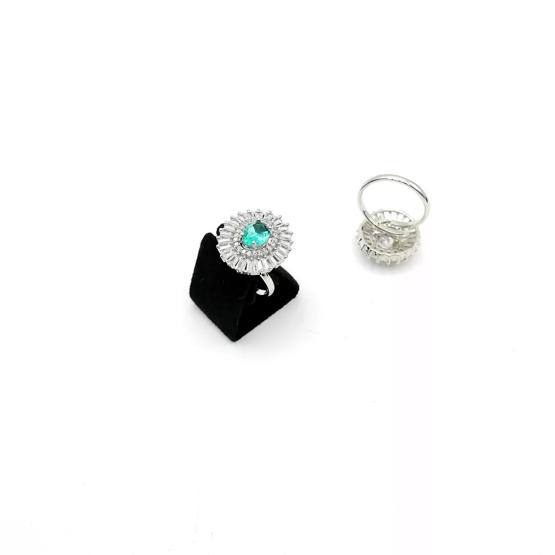 American Diamond Ring Real Stone Fine Quality