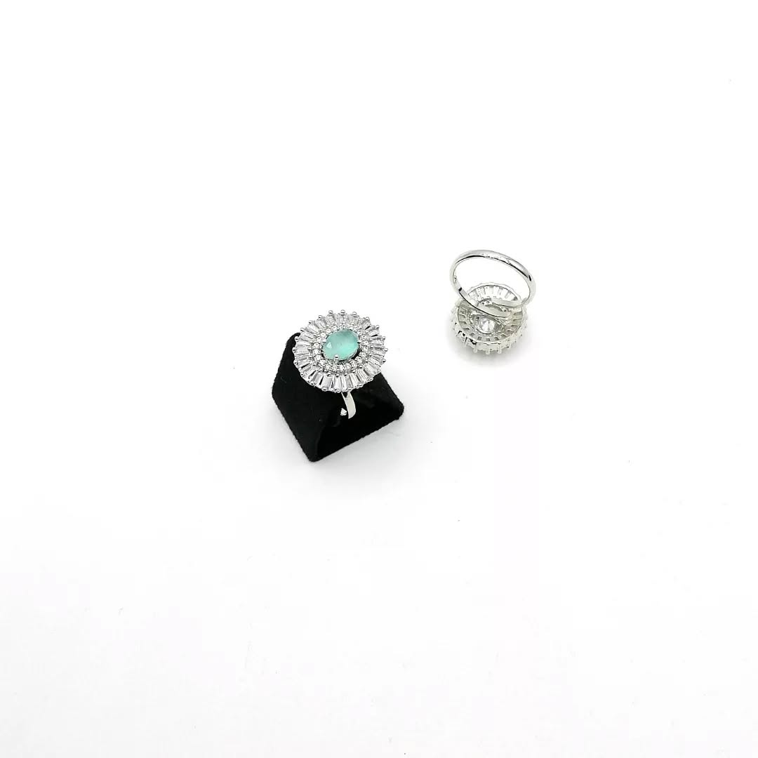 American Diamond Ring Real Stone Fine Quality