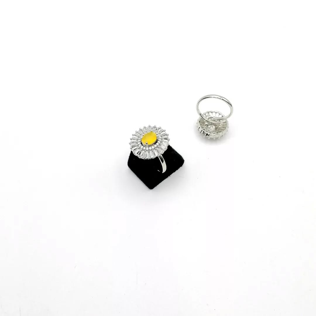 American Diamond Ring Real Stone Fine Quality