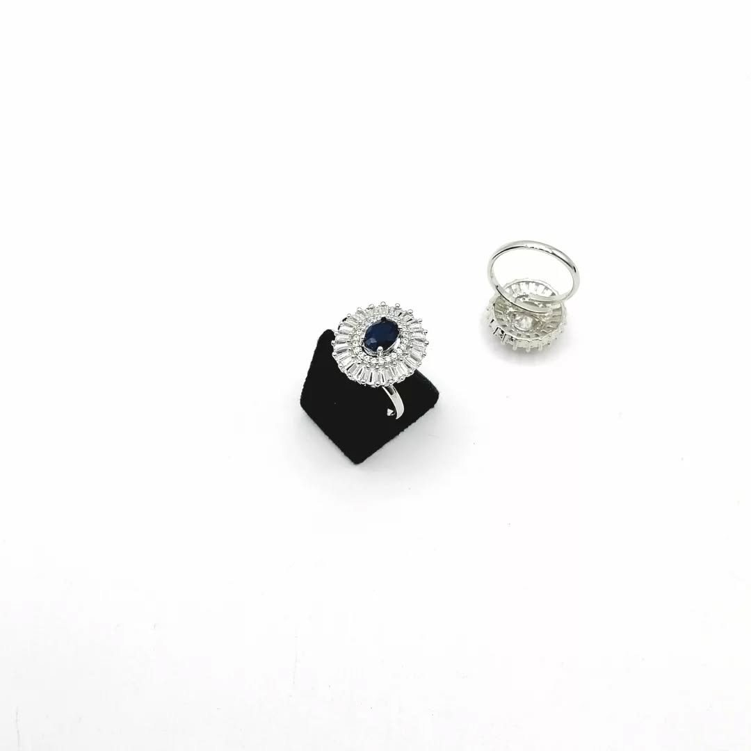 American Diamond Ring Real Stone Fine Quality