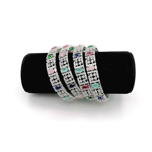 American Diamond Bangles Real Stone Fine Quality